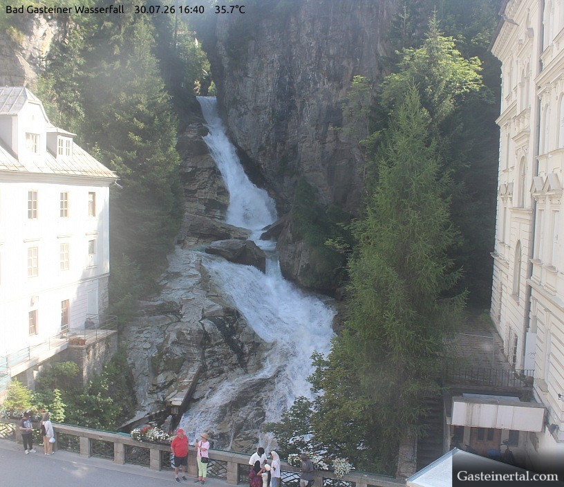 Archived image Webcam Waterfall in Bad Gastein