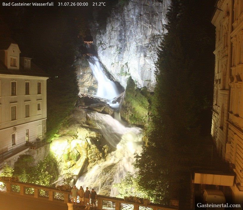 Archiv Foto Webcam Wasserfall in Bad Gastein