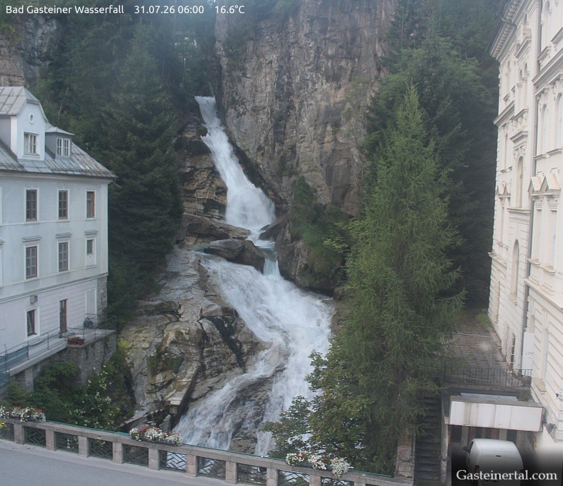 Archiv Foto Webcam Wasserfall in Bad Gastein