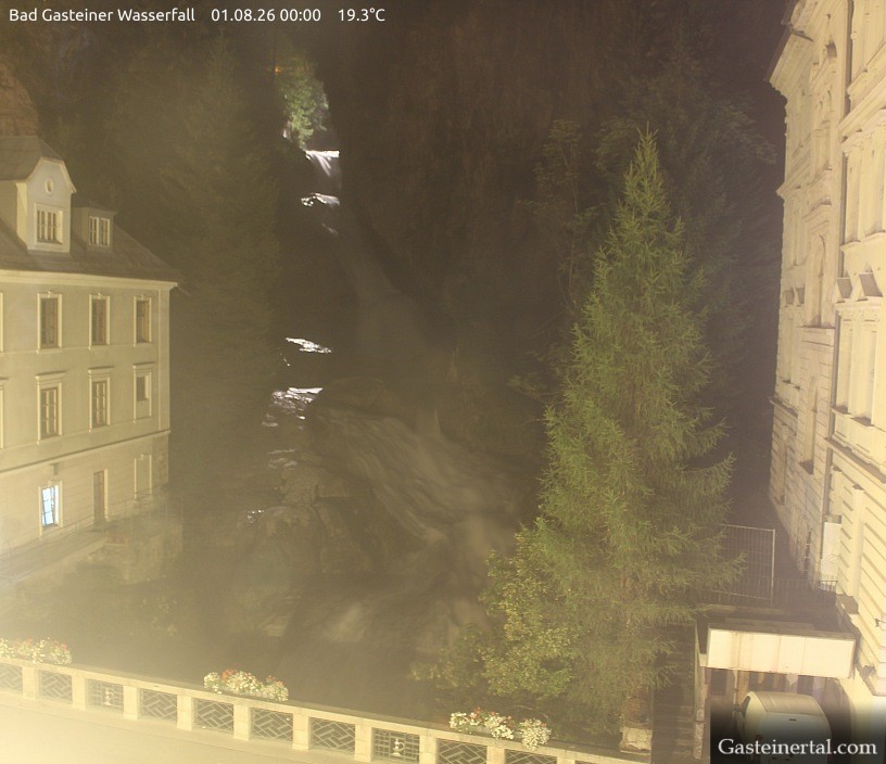 Archiv Foto Webcam Wasserfall in Bad Gastein