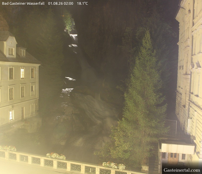 Archiv Foto Webcam Wasserfall in Bad Gastein