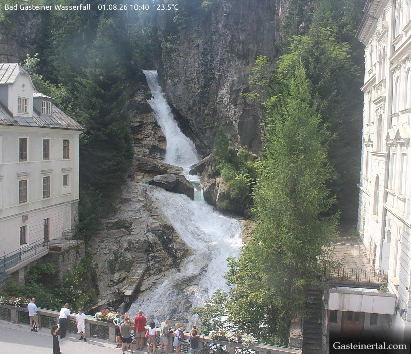 Archiv Foto Webcam Wasserfall in Bad Gastein