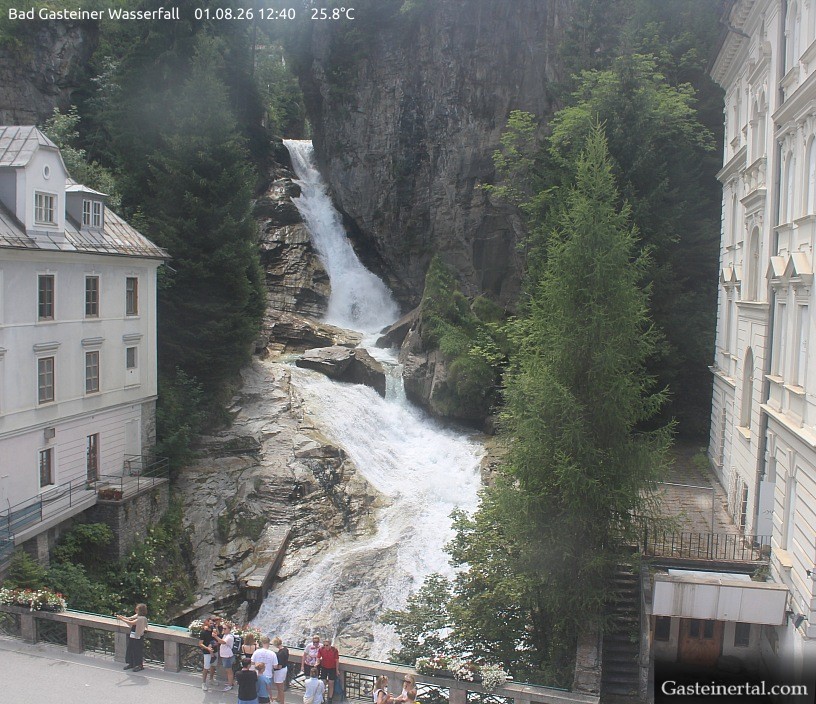 Archiv Foto Webcam Wasserfall in Bad Gastein
