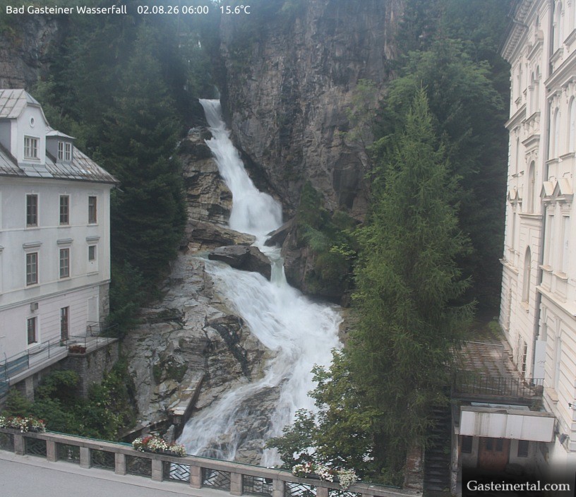 Archiv Foto Webcam Wasserfall in Bad Gastein