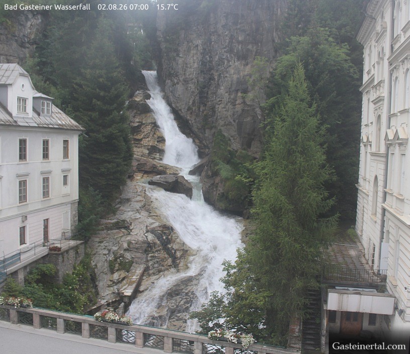 Archiv Foto Webcam Wasserfall in Bad Gastein