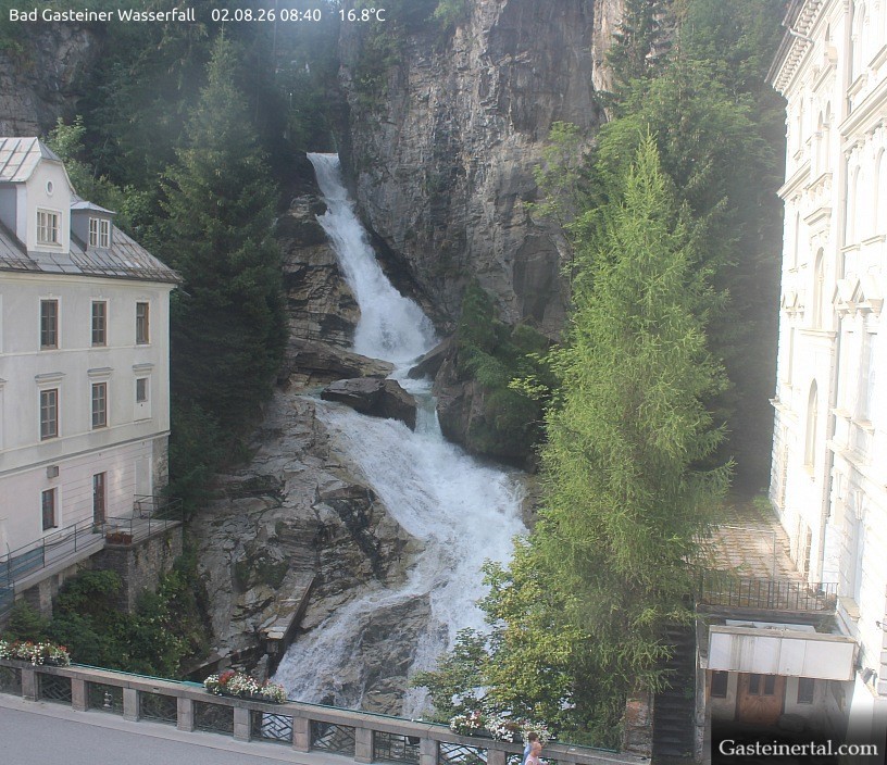 Archiv Foto Webcam Wasserfall in Bad Gastein