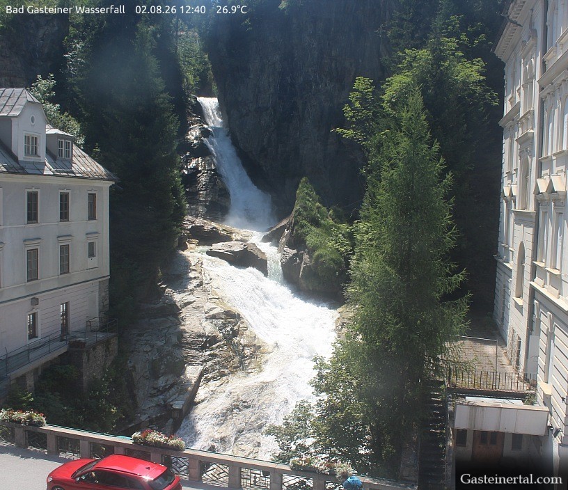 Archiv Foto Webcam Wasserfall in Bad Gastein