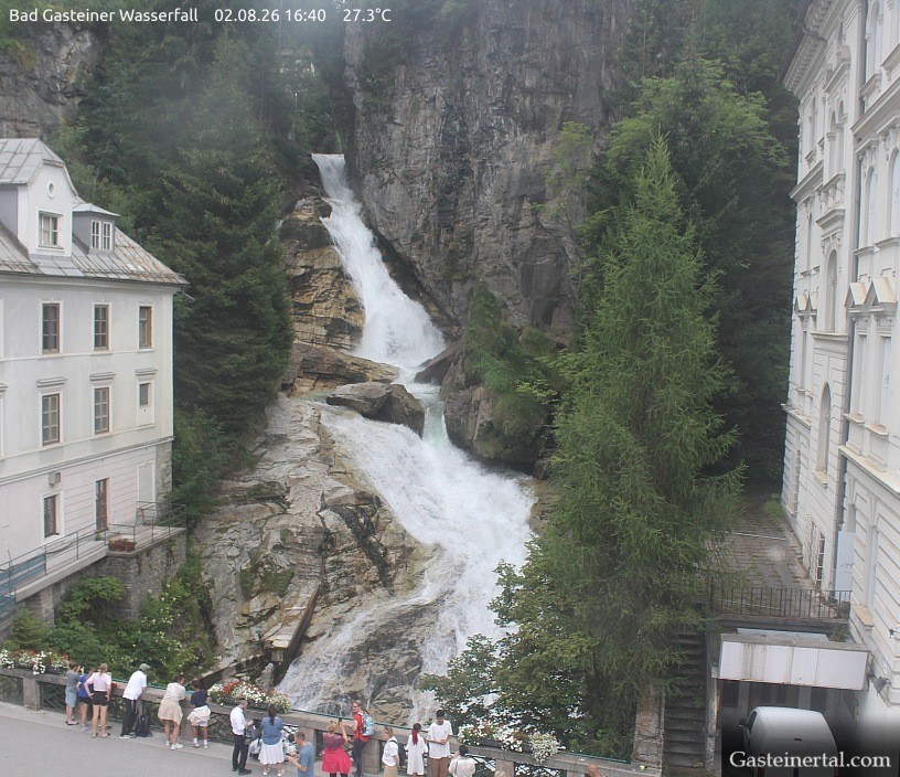 Archiv Foto Webcam Wasserfall in Bad Gastein