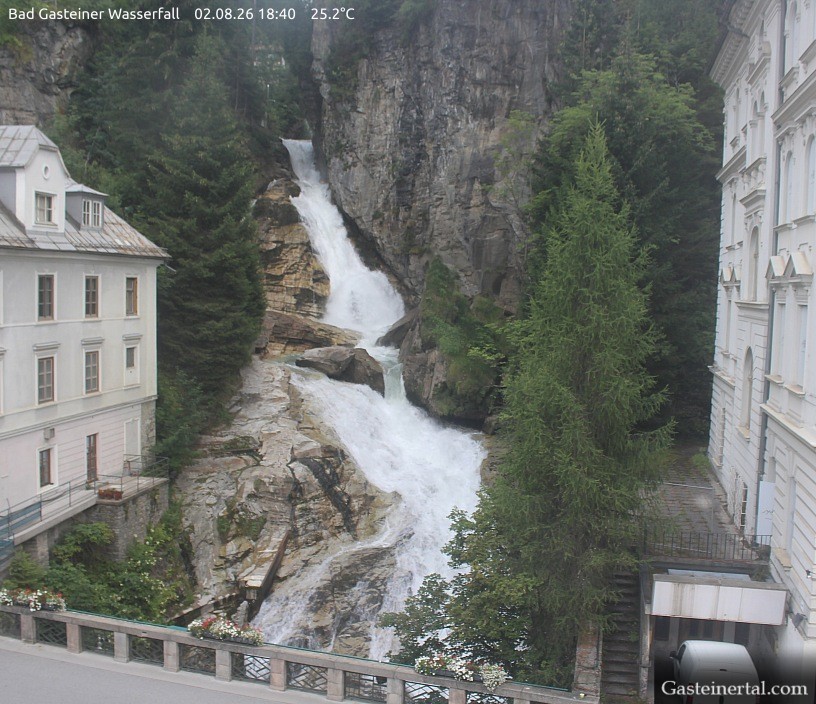 Archiv Foto Webcam Wasserfall in Bad Gastein