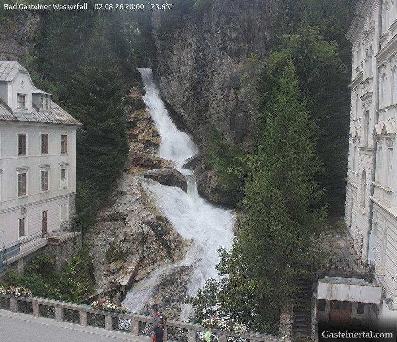 Archiv Foto Webcam Wasserfall in Bad Gastein