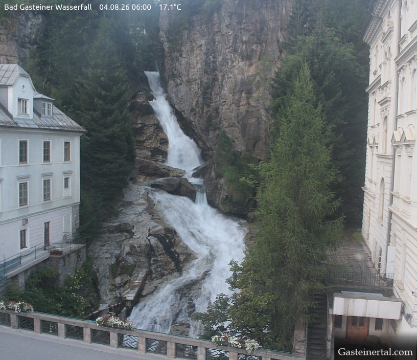 Archiv Foto Webcam Wasserfall in Bad Gastein