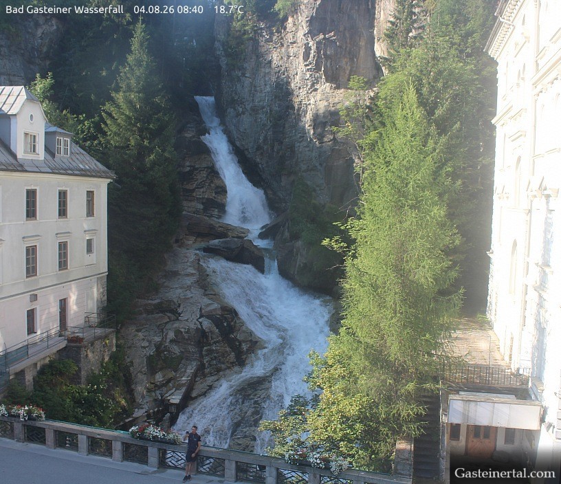 Archiv Foto Webcam Wasserfall in Bad Gastein