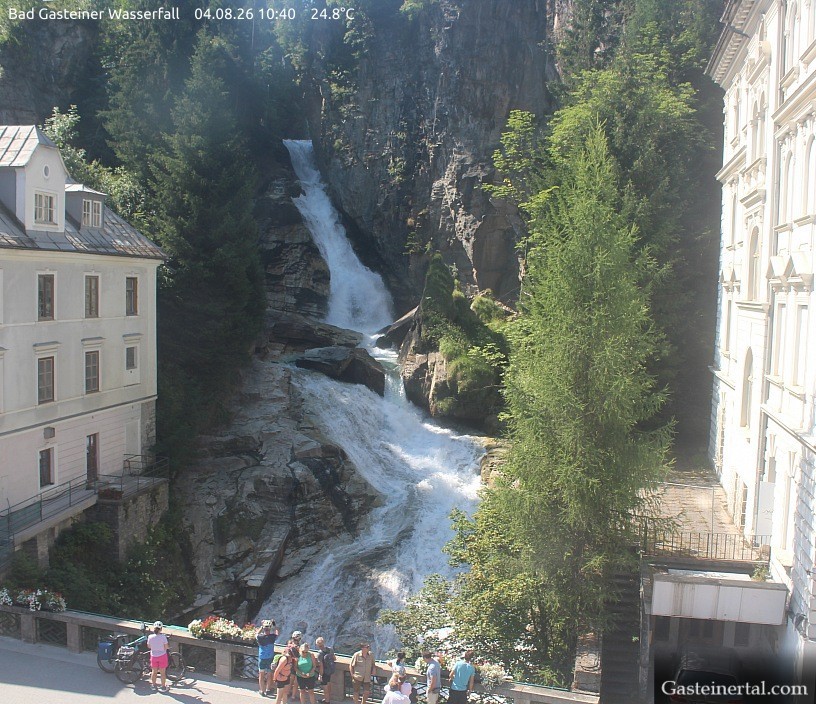 Archiv Foto Webcam Wasserfall in Bad Gastein