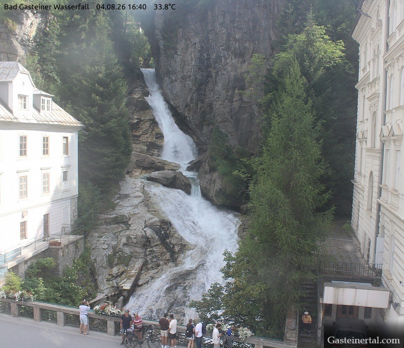 Archiv Foto Webcam Wasserfall in Bad Gastein