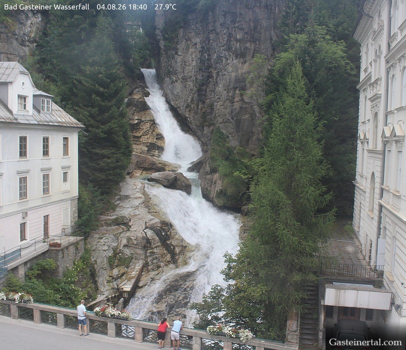 Archiv Foto Webcam Wasserfall in Bad Gastein