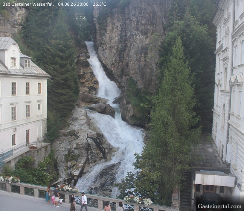 Archiv Foto Webcam Wasserfall in Bad Gastein
