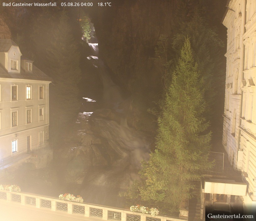 Archived image Webcam Waterfall in Bad Gastein