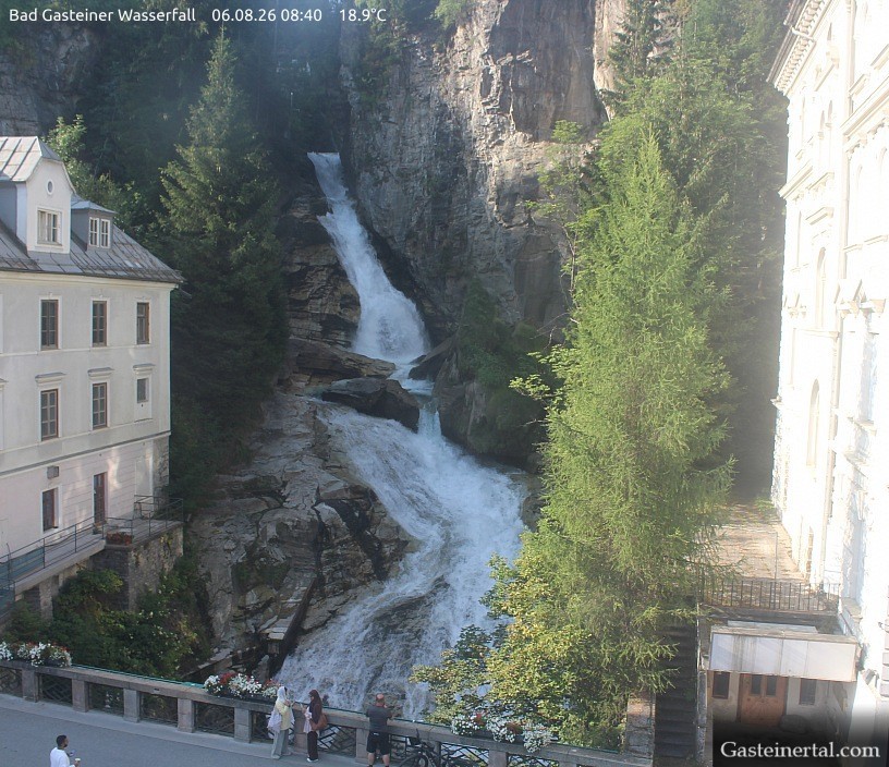 Archiv Foto Webcam Wasserfall in Bad Gastein