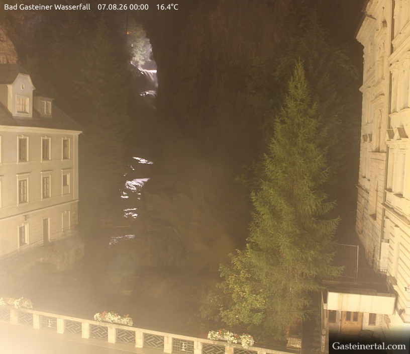 Archiv Foto Webcam Wasserfall in Bad Gastein