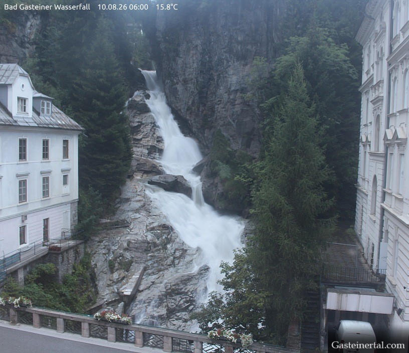 Archiv Foto Webcam Wasserfall in Bad Gastein