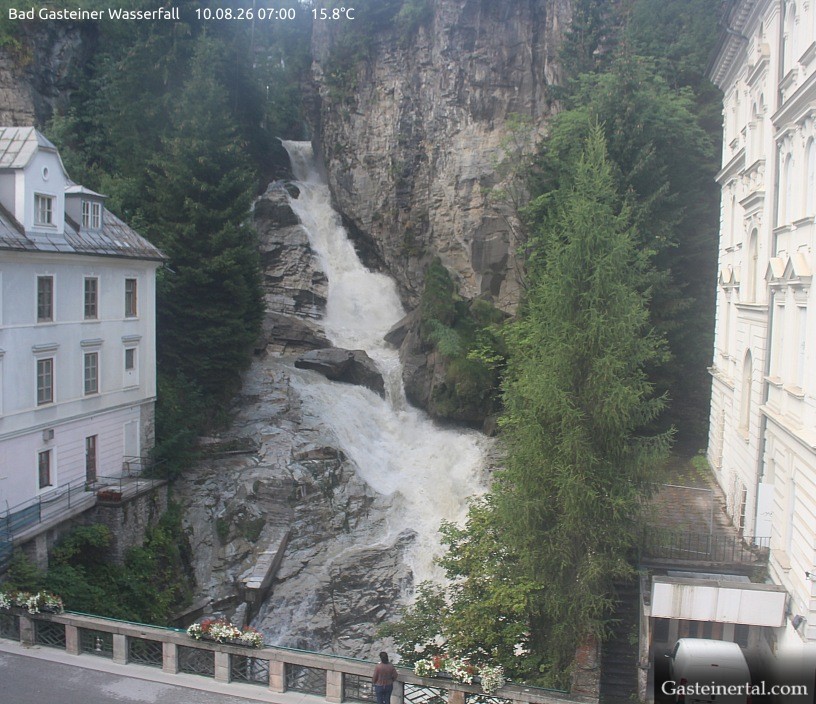 Archiv Foto Webcam Wasserfall in Bad Gastein