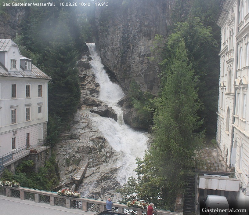 Archiv Foto Webcam Wasserfall in Bad Gastein