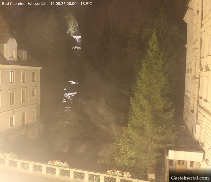 Archiv Foto Webcam Wasserfall in Bad Gastein