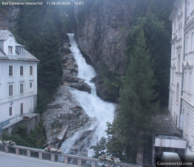 Archiv Foto Webcam Wasserfall in Bad Gastein