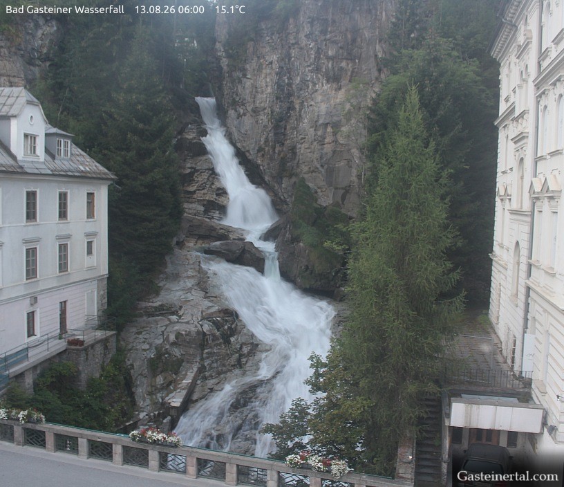 Archiv Foto Webcam Wasserfall in Bad Gastein