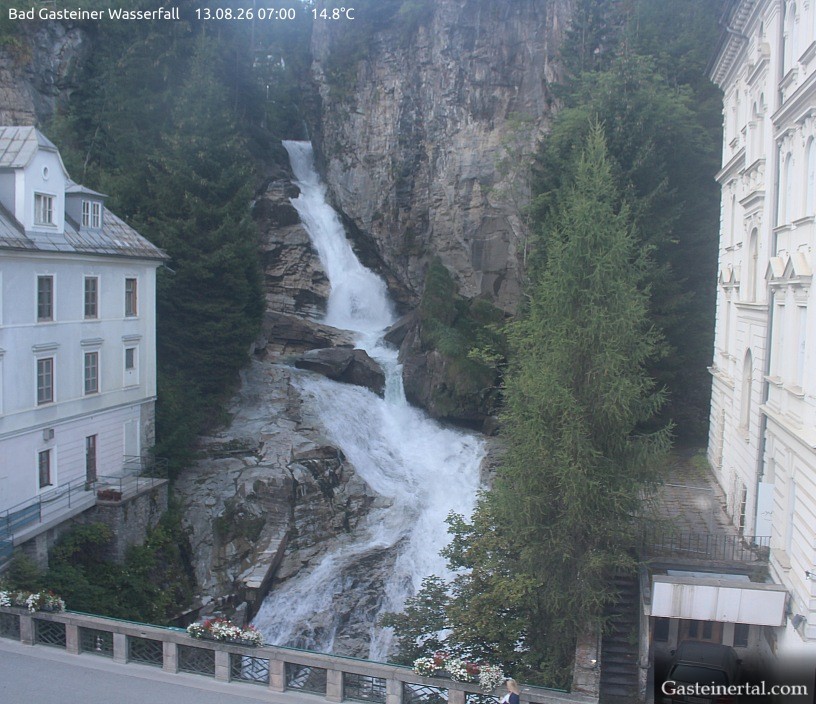 Archiv Foto Webcam Wasserfall in Bad Gastein