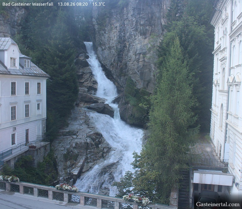 Archiv Foto Webcam Wasserfall in Bad Gastein