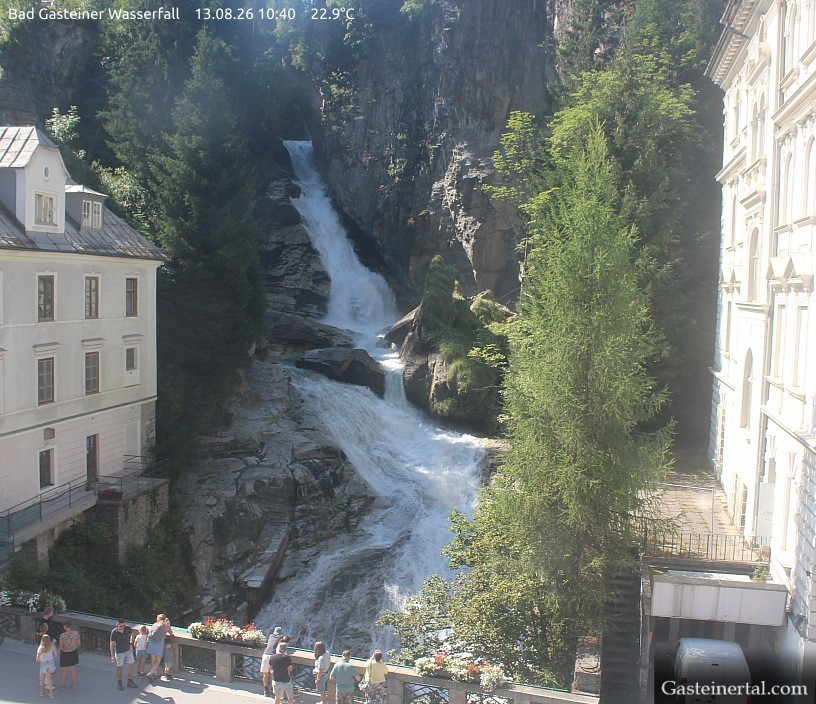 Archiv Foto Webcam Wasserfall in Bad Gastein