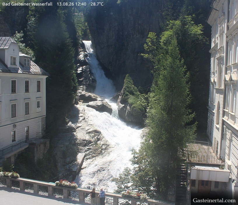 Archiv Foto Webcam Wasserfall in Bad Gastein