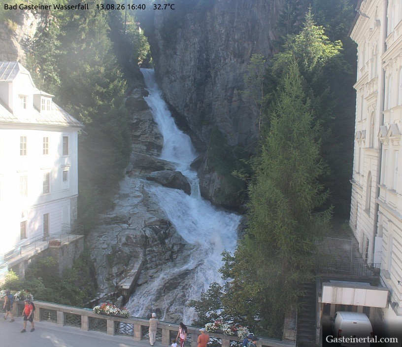 Archiv Foto Webcam Wasserfall in Bad Gastein