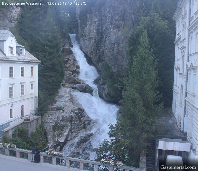 Archived image Webcam Waterfall in Bad Gastein
