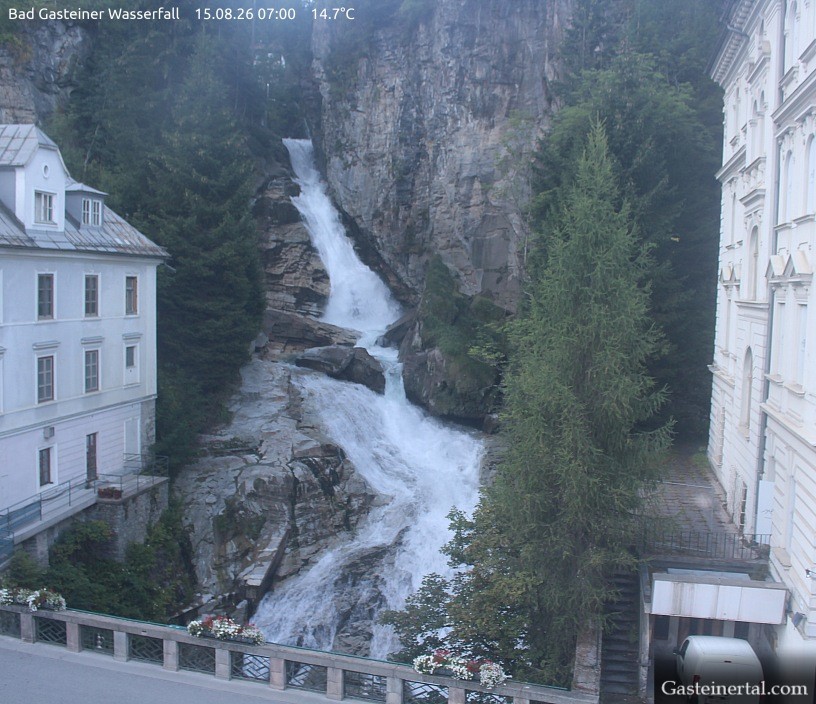 Archiv Foto Webcam Wasserfall in Bad Gastein