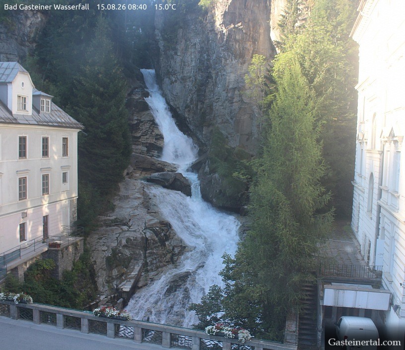 Archiv Foto Webcam Wasserfall in Bad Gastein