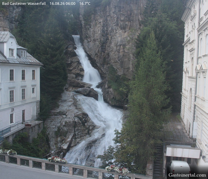 Archiv Foto Webcam Wasserfall in Bad Gastein