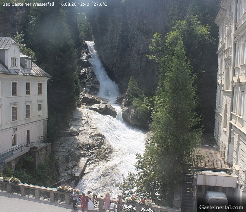 Archiv Foto Webcam Wasserfall in Bad Gastein