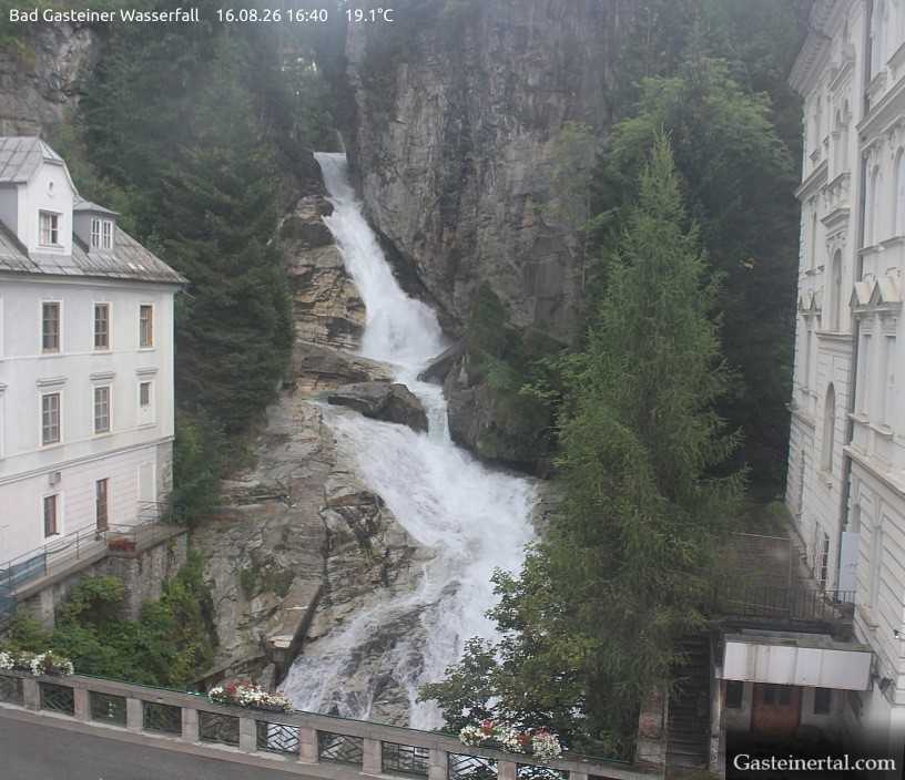 Archiv Foto Webcam Wasserfall in Bad Gastein