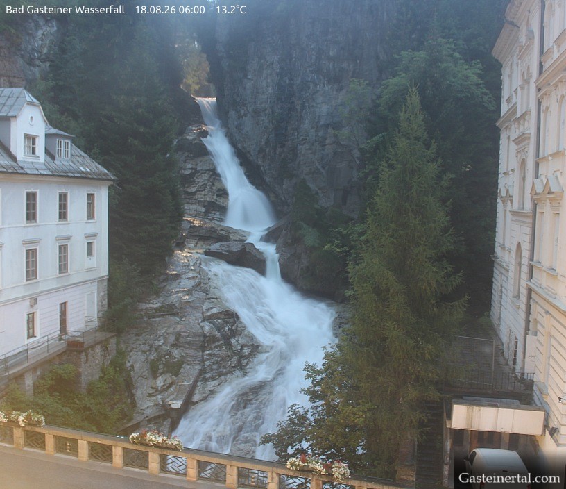 Archiv Foto Webcam Wasserfall in Bad Gastein