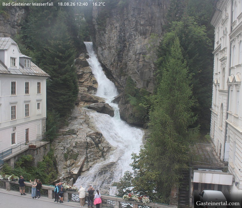 Archiv Foto Webcam Wasserfall in Bad Gastein