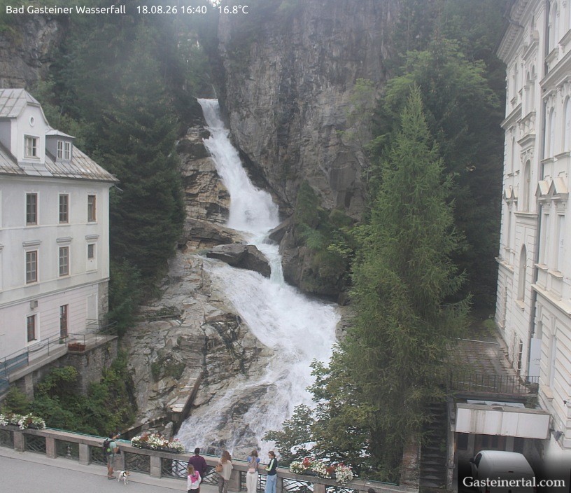 Archiv Foto Webcam Wasserfall in Bad Gastein