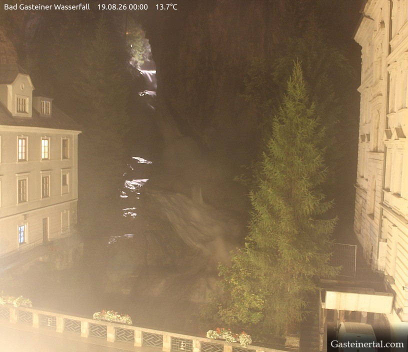 Archiv Foto Webcam Wasserfall in Bad Gastein