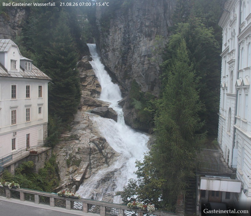 Archiv Foto Webcam Wasserfall in Bad Gastein