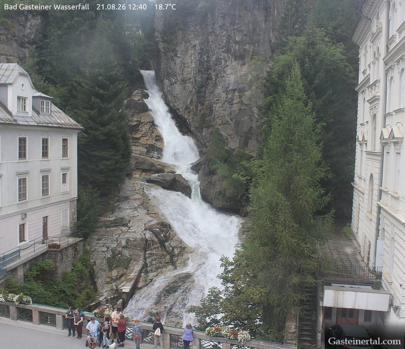 Archiv Foto Webcam Wasserfall in Bad Gastein