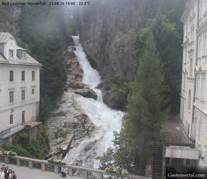 Archiv Foto Webcam Wasserfall in Bad Gastein