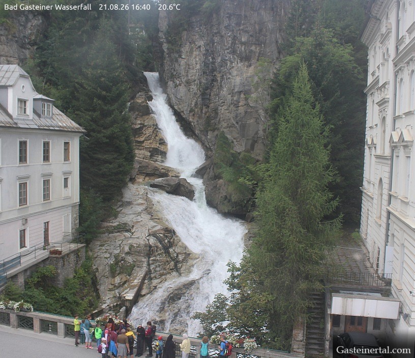 Archiv Foto Webcam Wasserfall in Bad Gastein