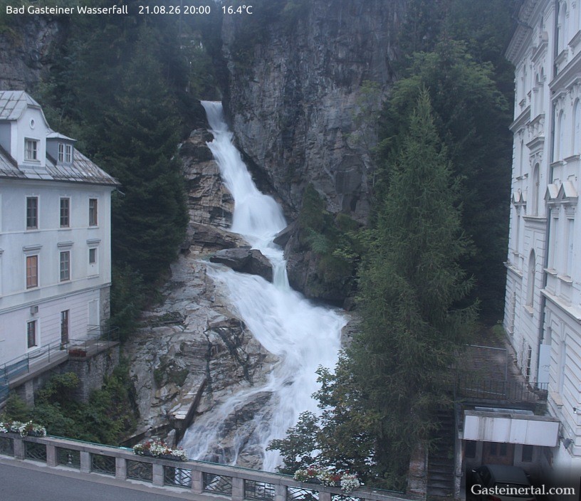 Archiv Foto Webcam Wasserfall in Bad Gastein