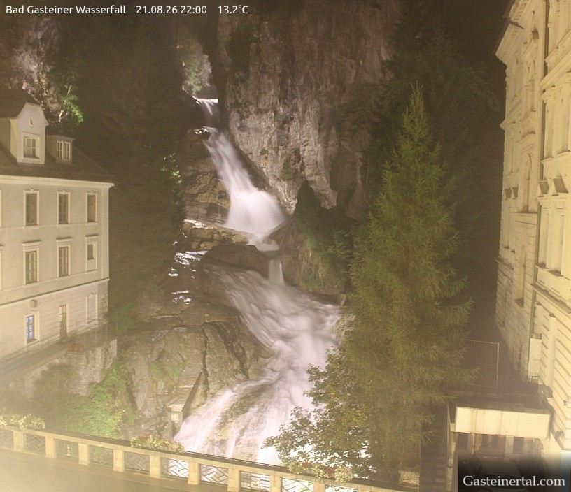 Archiv Foto Webcam Wasserfall in Bad Gastein